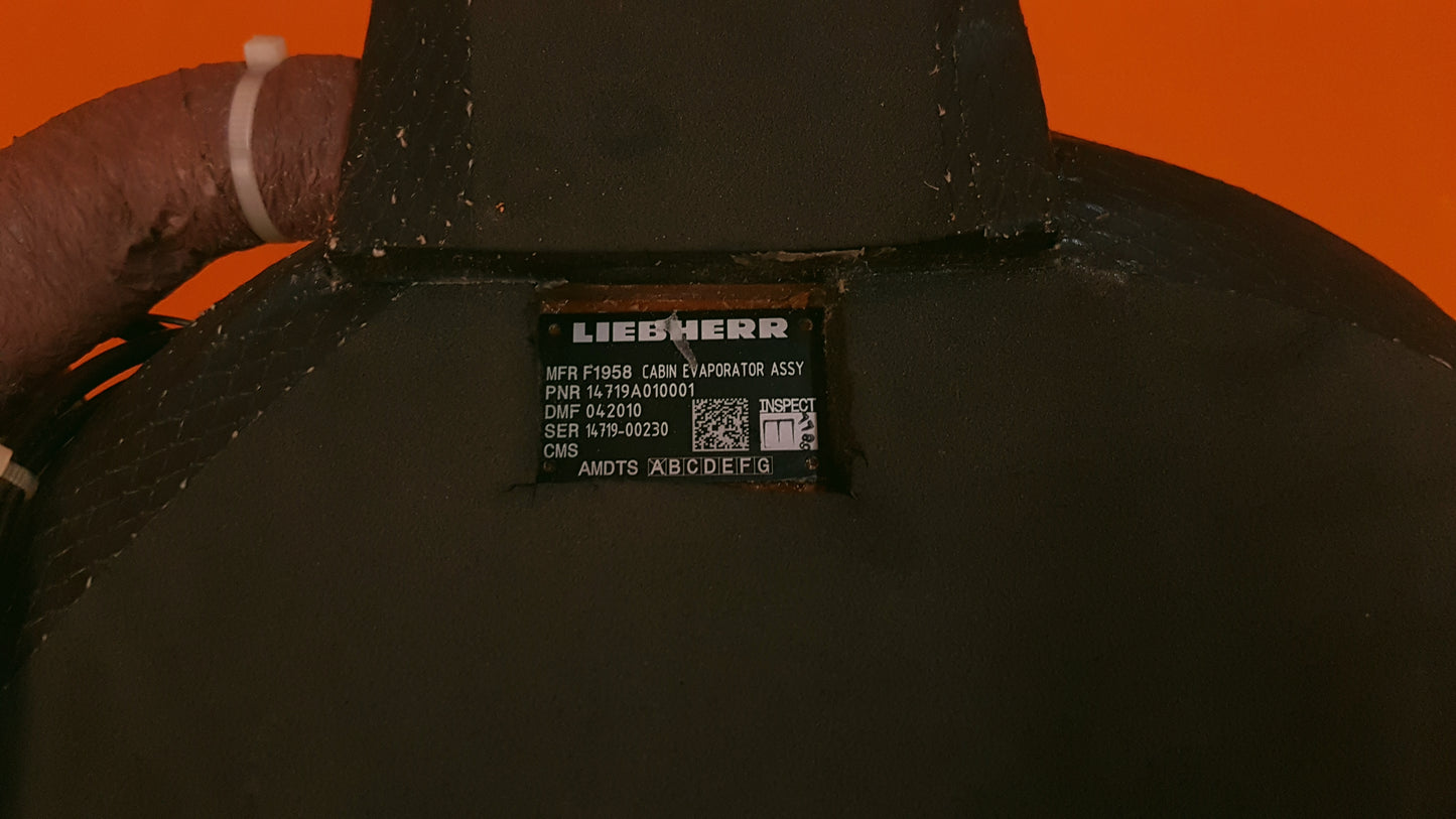 14719A010001 Liebherr Cabin Evaporator Assy