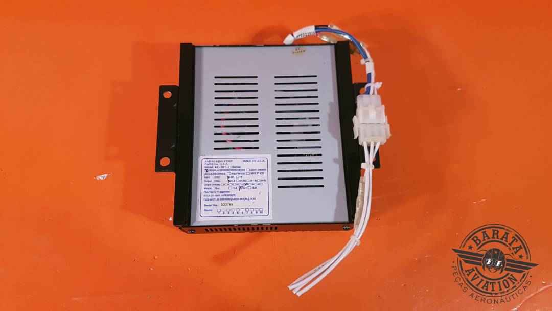 AK-551 Ameri-King Regulated DC/DC Converter 28 Vdc - W/ Connector 