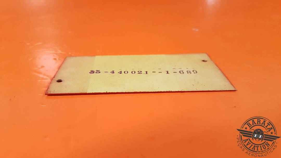 35-440021-1 Beechcraft Placard
