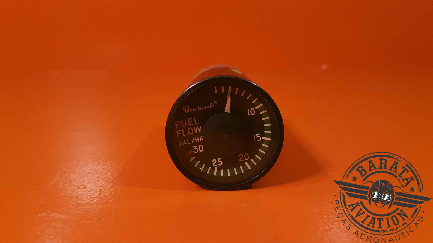 58-380118-3 Beechraft Fuel Flow Indicator - Inoperante - Apenas retirada de peças