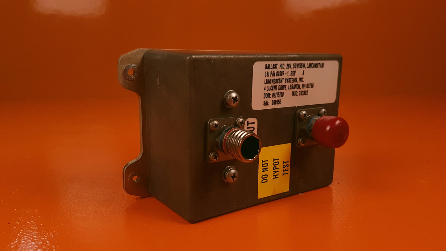 82007-1 Luminescent PHENOM 100 HID Ballast