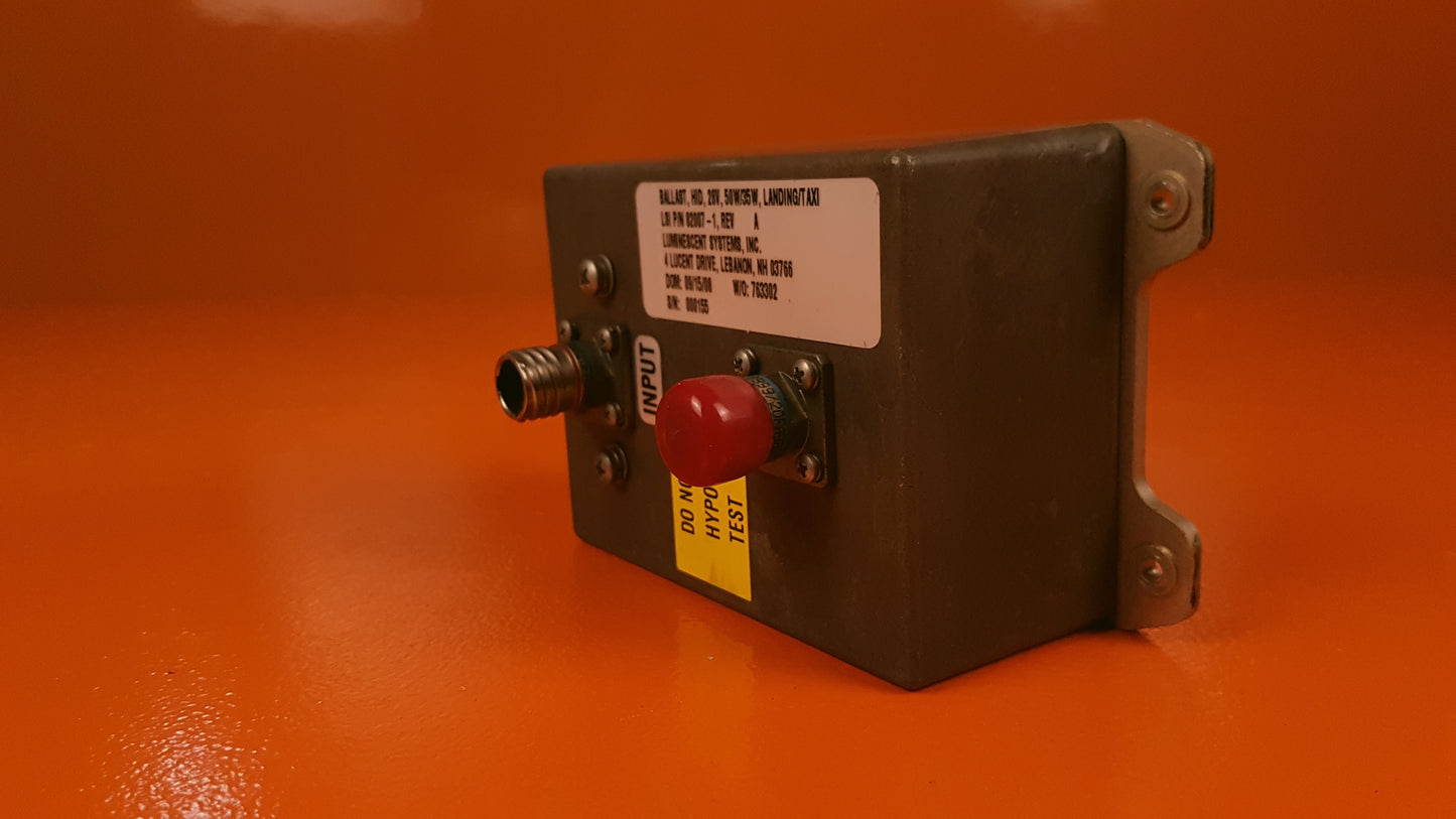 82007-1 Luminescent PHENOM 100 HID Ballast