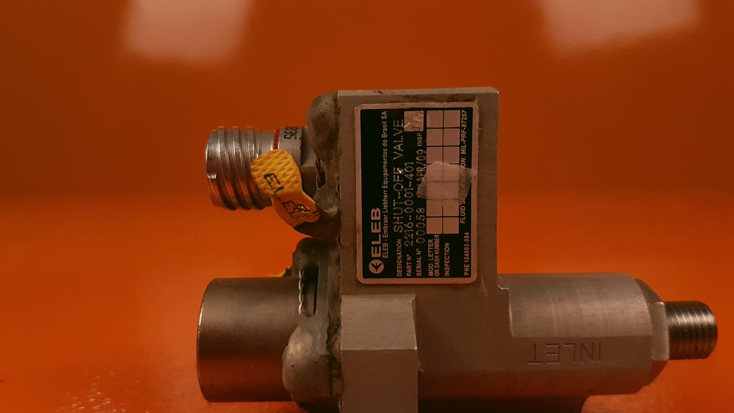 2216-0001-401 Eleb Shut Off Valve Assy