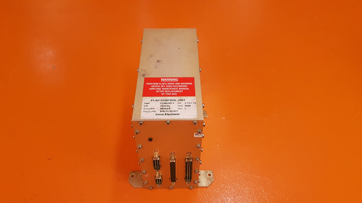 978.73.20.017 Emca Eletronic FCWU99-3 Flap Control and Warning Unit