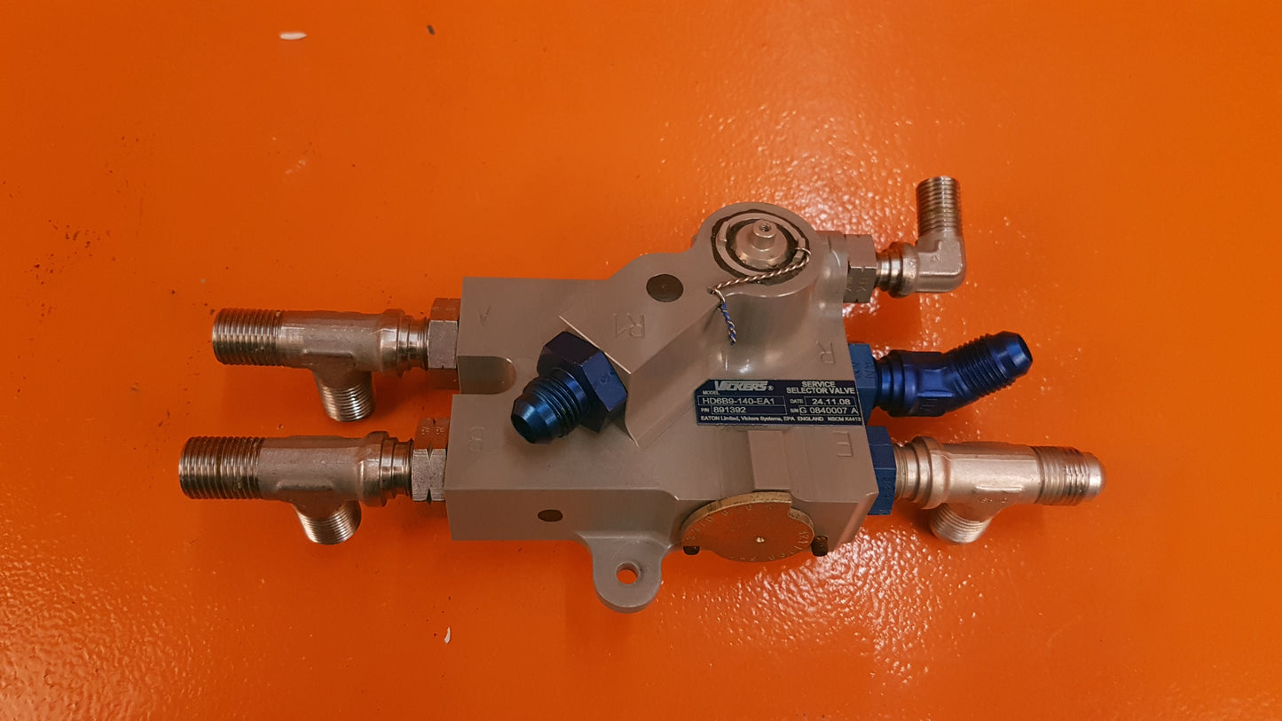 891392 Vickers HD6B9-140-EA1 Hydraulic Service Selector Valve