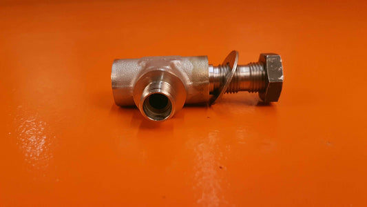 MS21911J6 Pilatus Bulkhead Hydraulic Tee Fitting