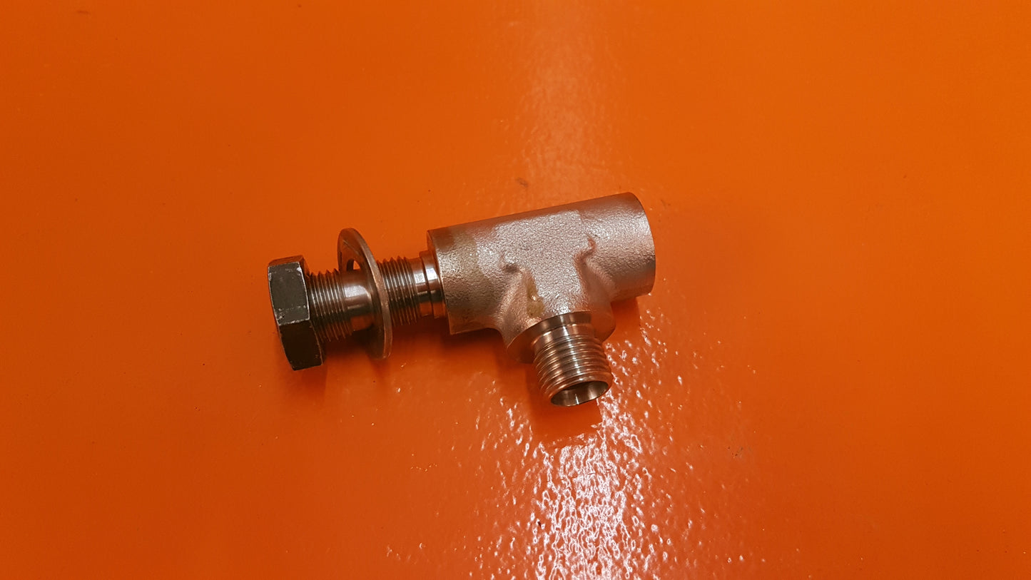 MS21911J6 Pilatus Bulkhead Hydraulic Tee Fitting