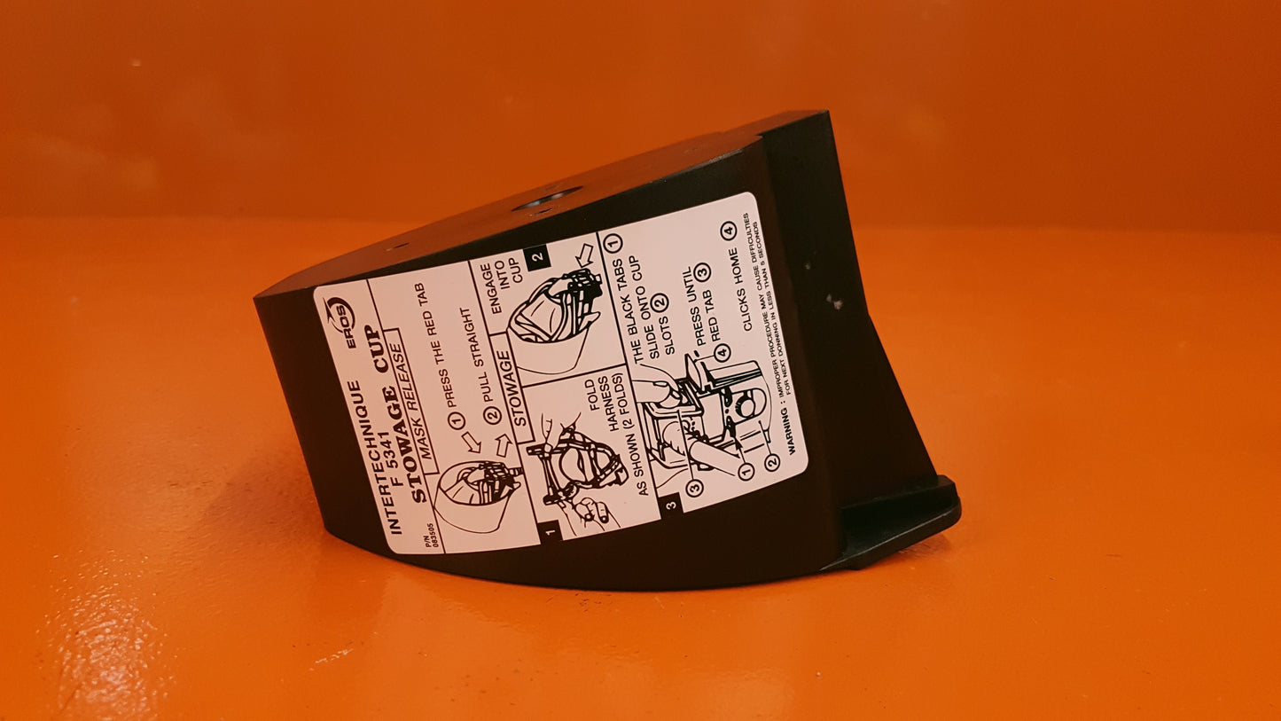 MXP105 Intertechnique Crew Oxygen Mask Storage Cup