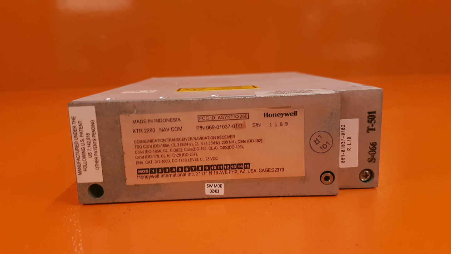 069-01037-0102 Honeywell KTR 2280 Digital Radio