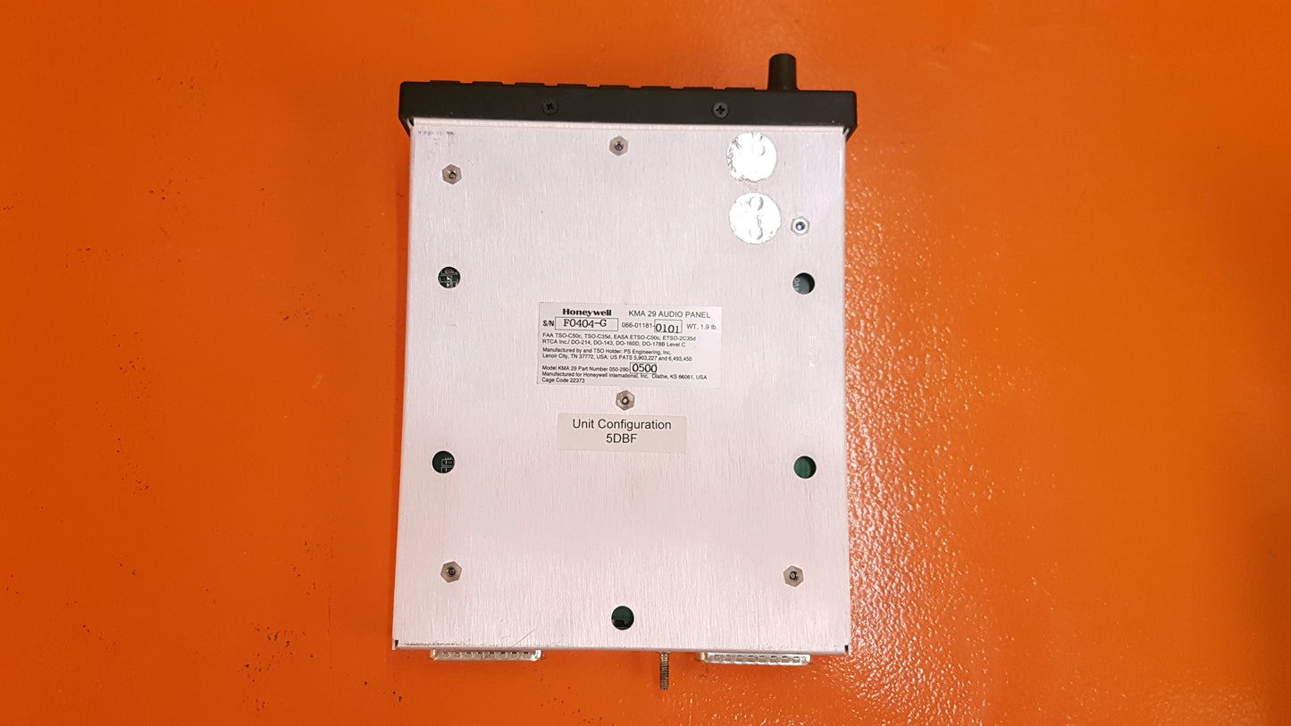 066-01181-0101 Honeywell KMA 29 AUDIO PANEL