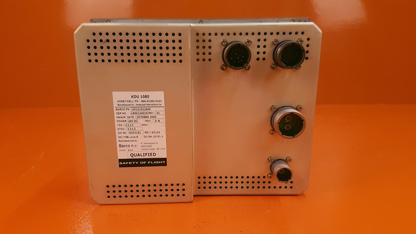 066-01202-0101 Honeywell KDU 1080 Display Unit