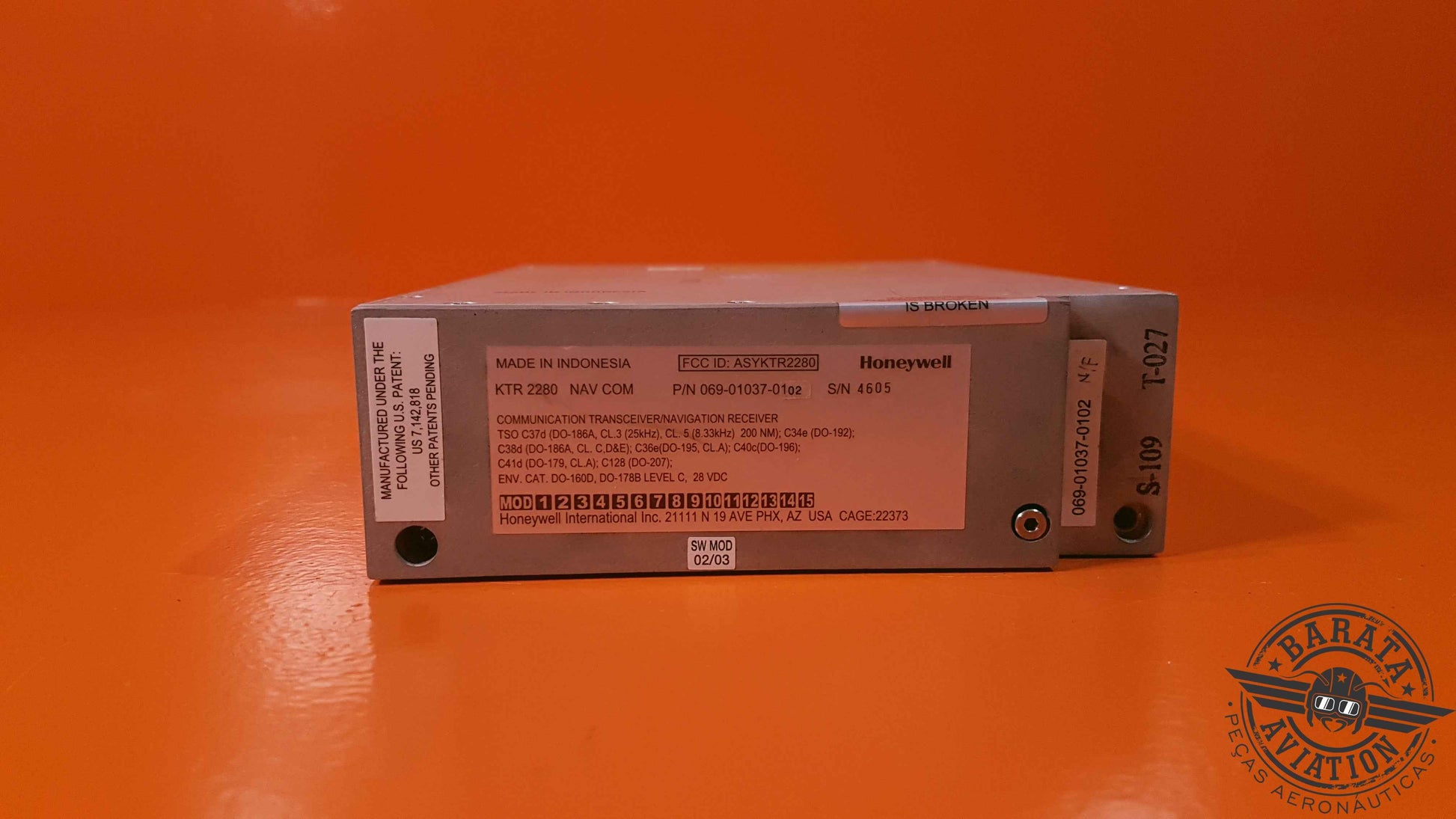 069-01037-0102 Honeywell KTR 2280 Multi-Mode Digital Radio