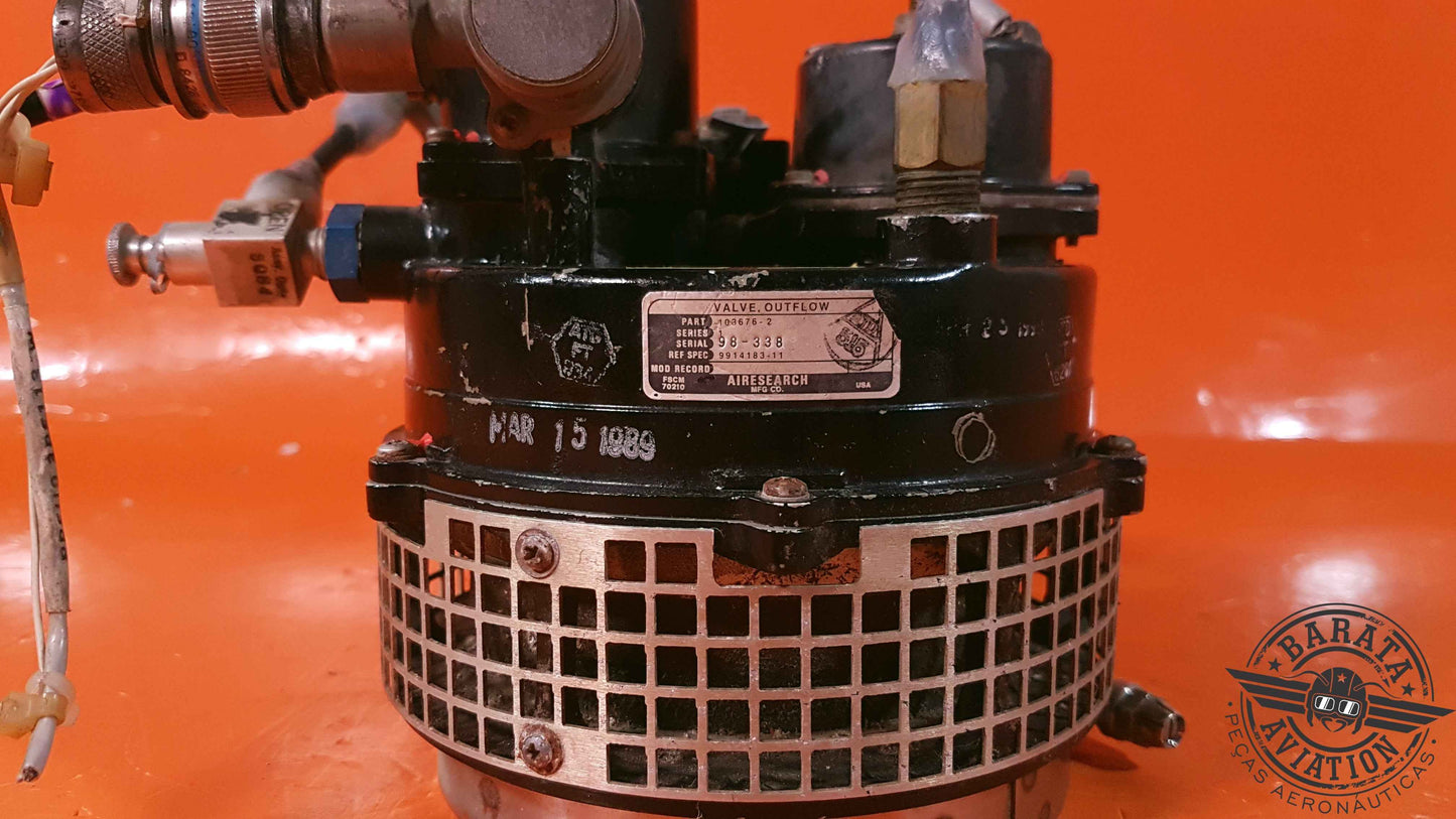 103676-2 Airesearch Valve  Owtflow Assy