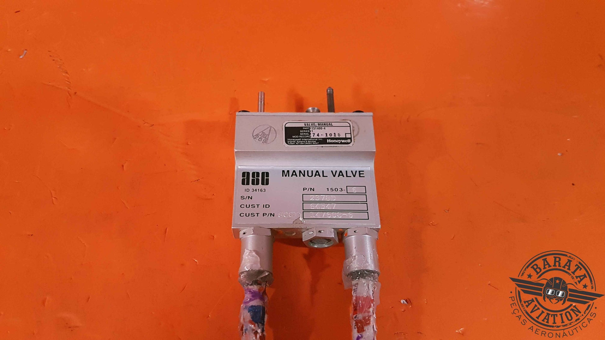 131400-4   Honeywell Manual Control Valve