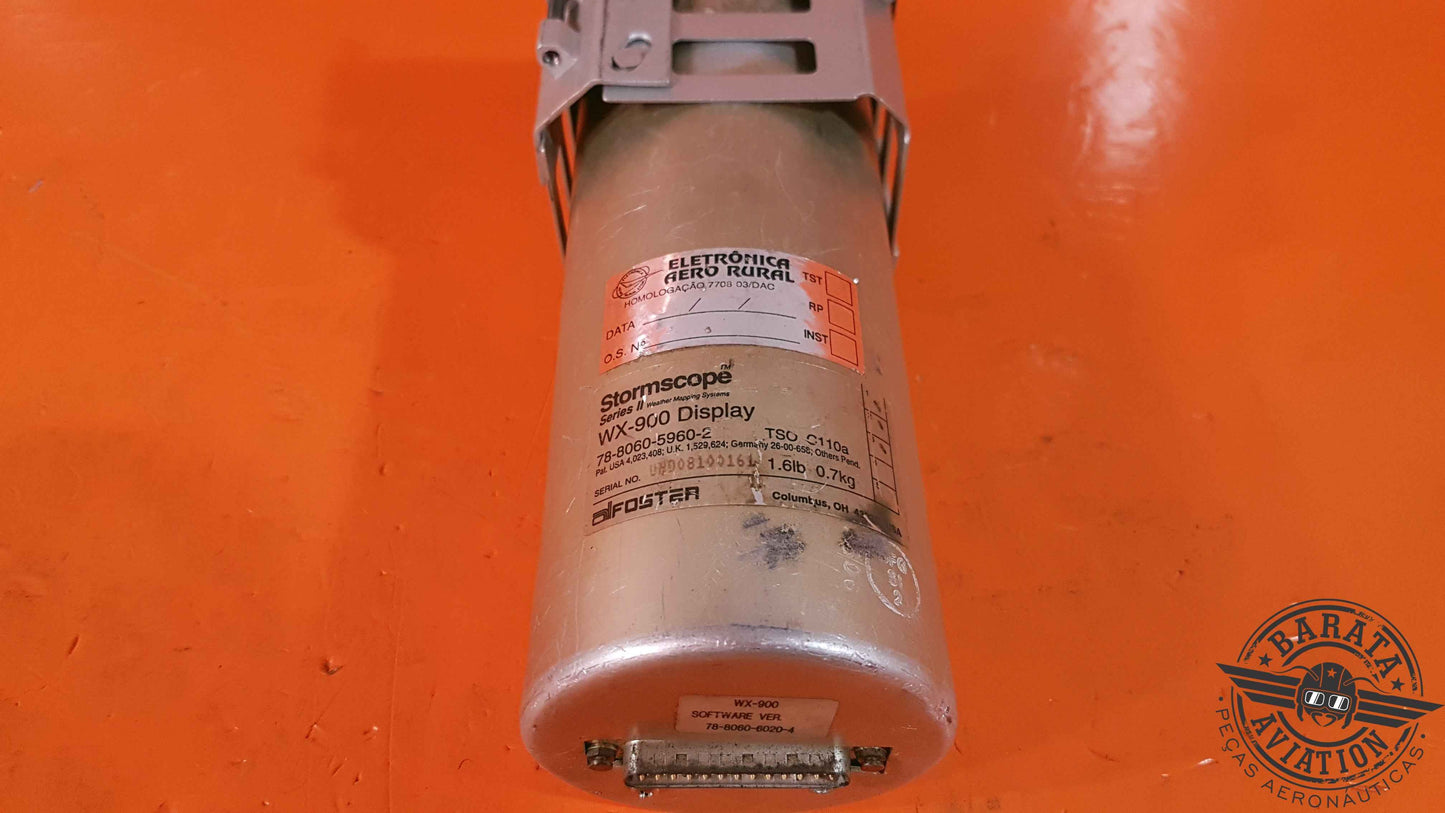 78-8060-5960-2 Foster WX-900 Stormscope Display