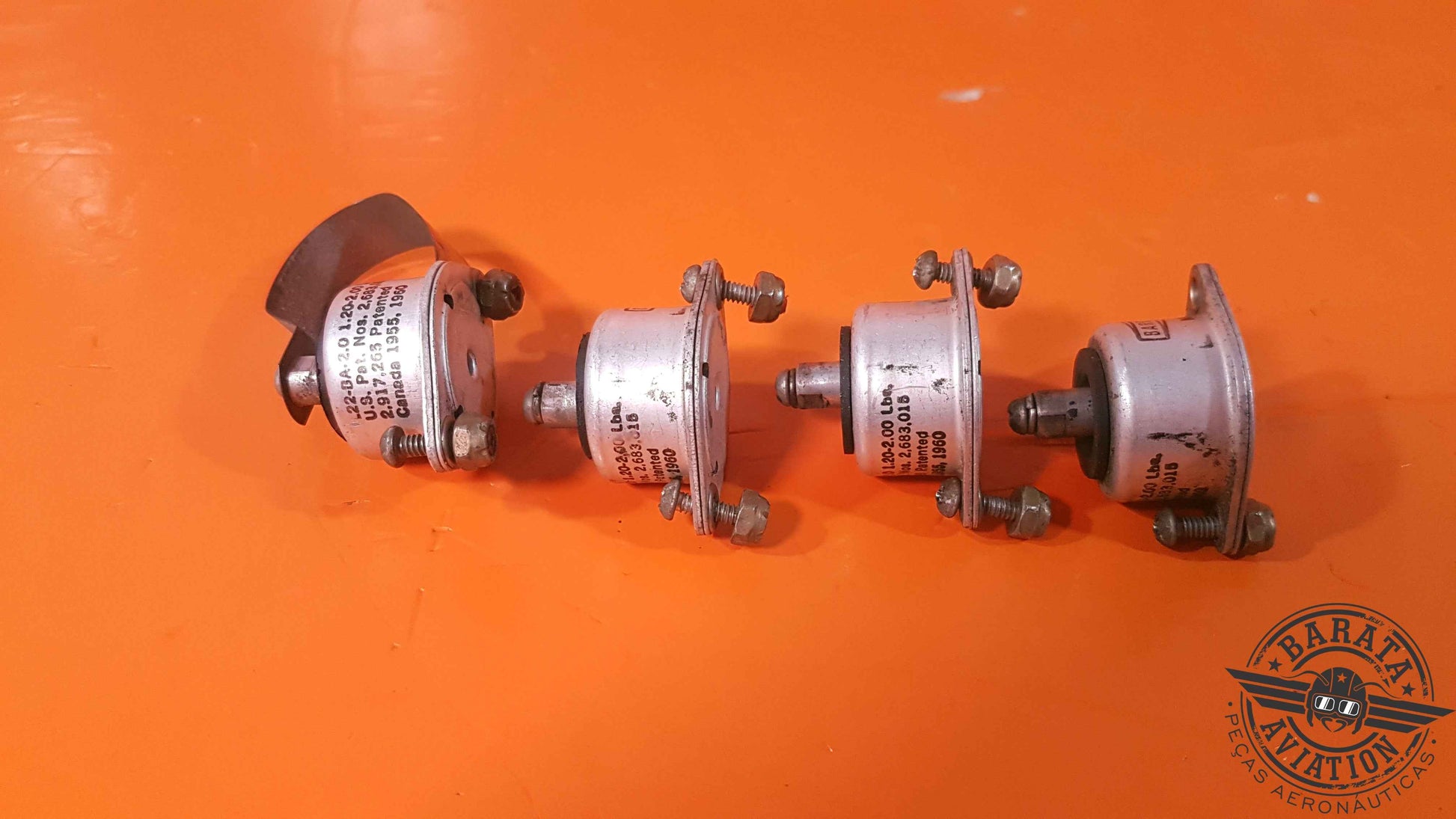 L22-BA-2.0 Barry Mount - Shock Mount - Kit W/ 4 Units