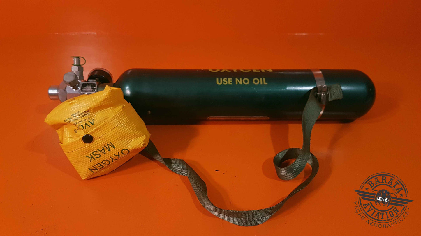 5500M6W-FF23AP Scott Oxygen Regulator & Cylinder Assy