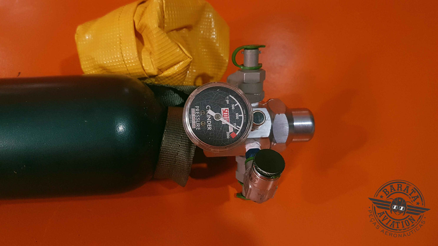 5500M6W-FF23AP Scott Oxygen Regulator & Cylinder Assy