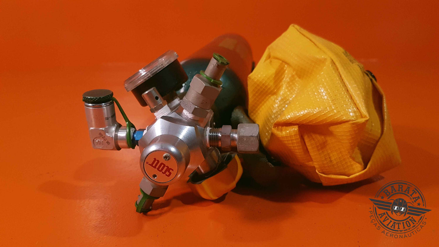 5500M6W-FF23AP Scott Oxygen Regulator & Cylinder Assy