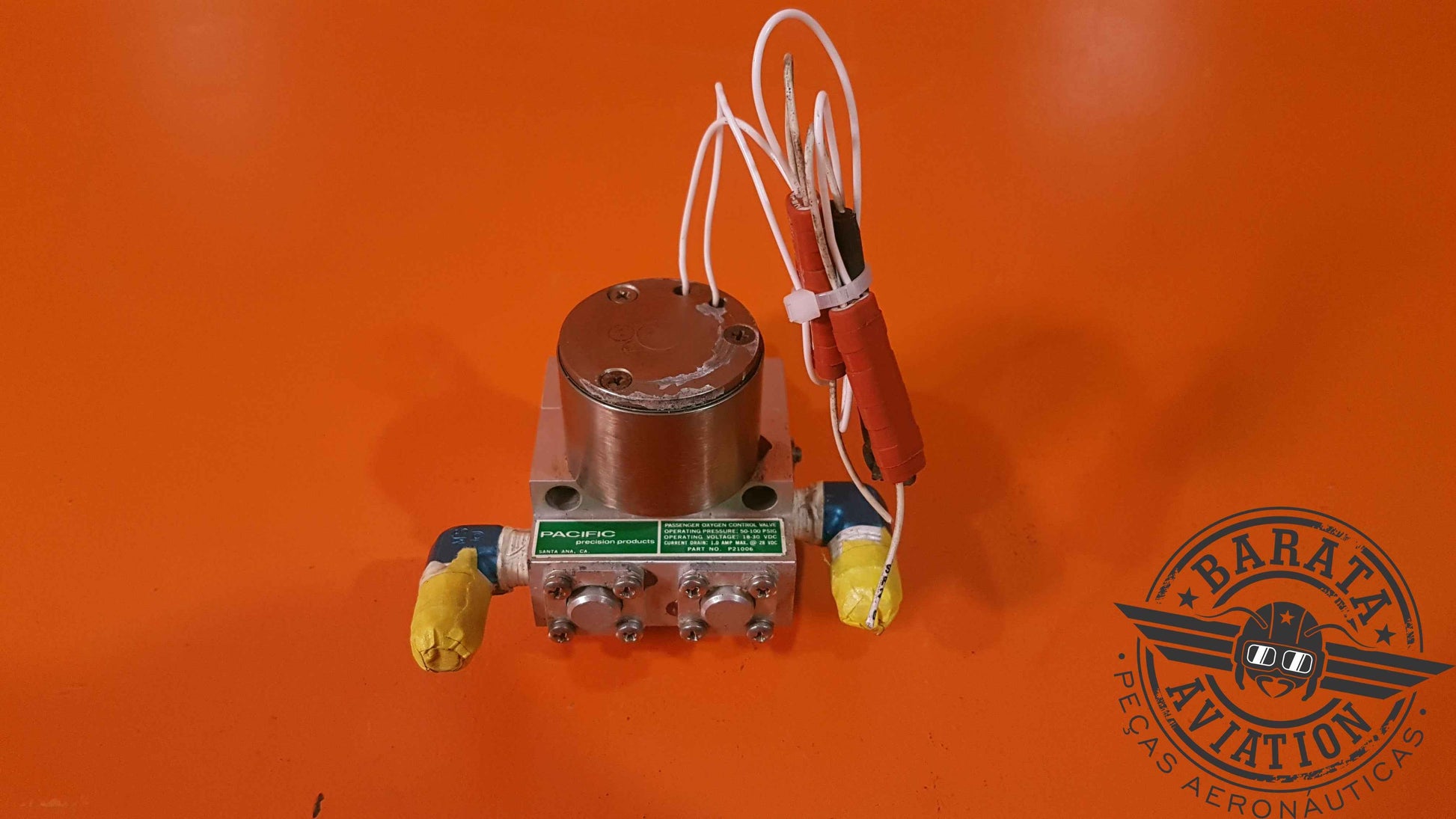 P21006 Pacific Precision Passenger Oxygen Control Valve
