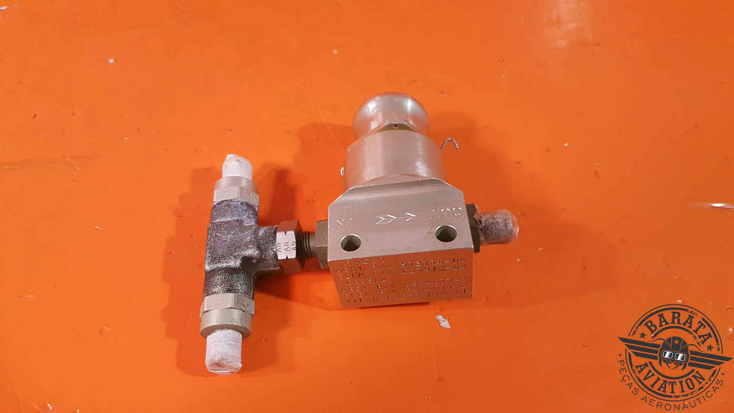 9914077-3   Cessna Hydraulic Filter Housing Assy