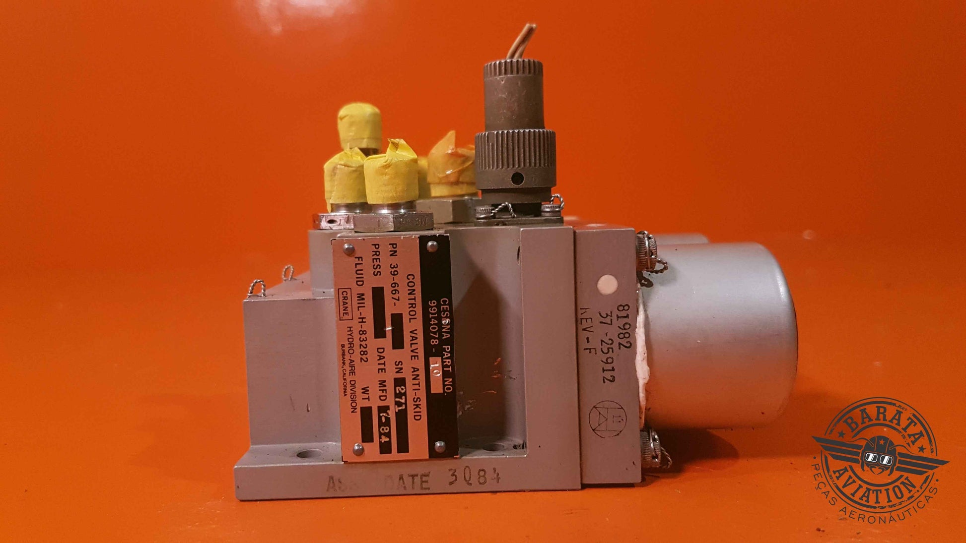 39-667   Crane Anti-Skid Valve Control Assy