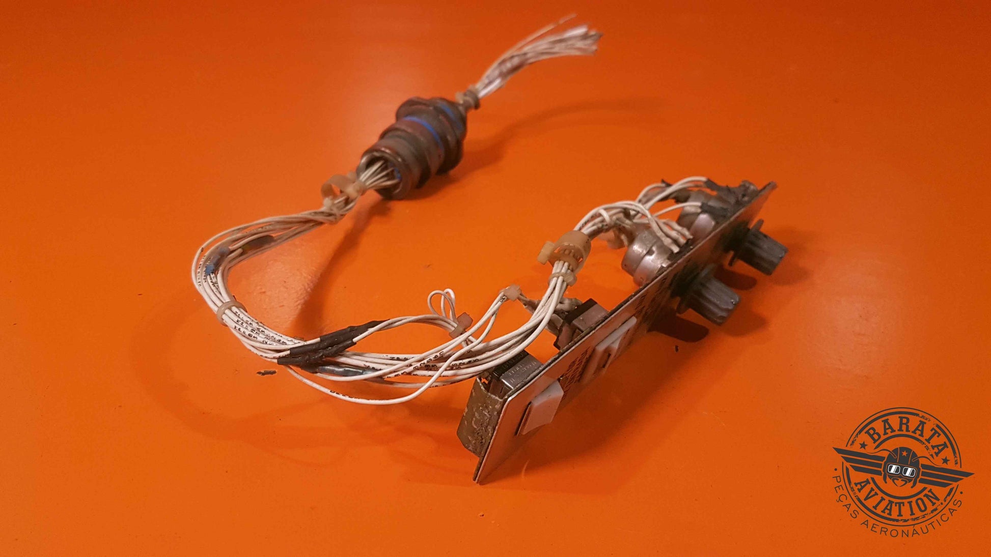 6219190-2  Cessna Cabin Lights Switch Plate Assy