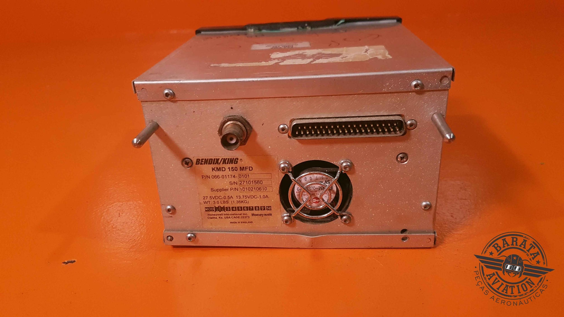 066-01174-0101  Bendix/King Multi Function Display - INOPERANTE - Apenas Retirada de Peças