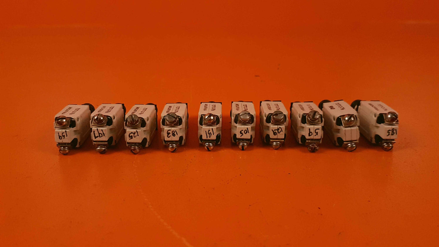 7277-2-7 1/2 Klixon Kit of 10 Circut Breakers