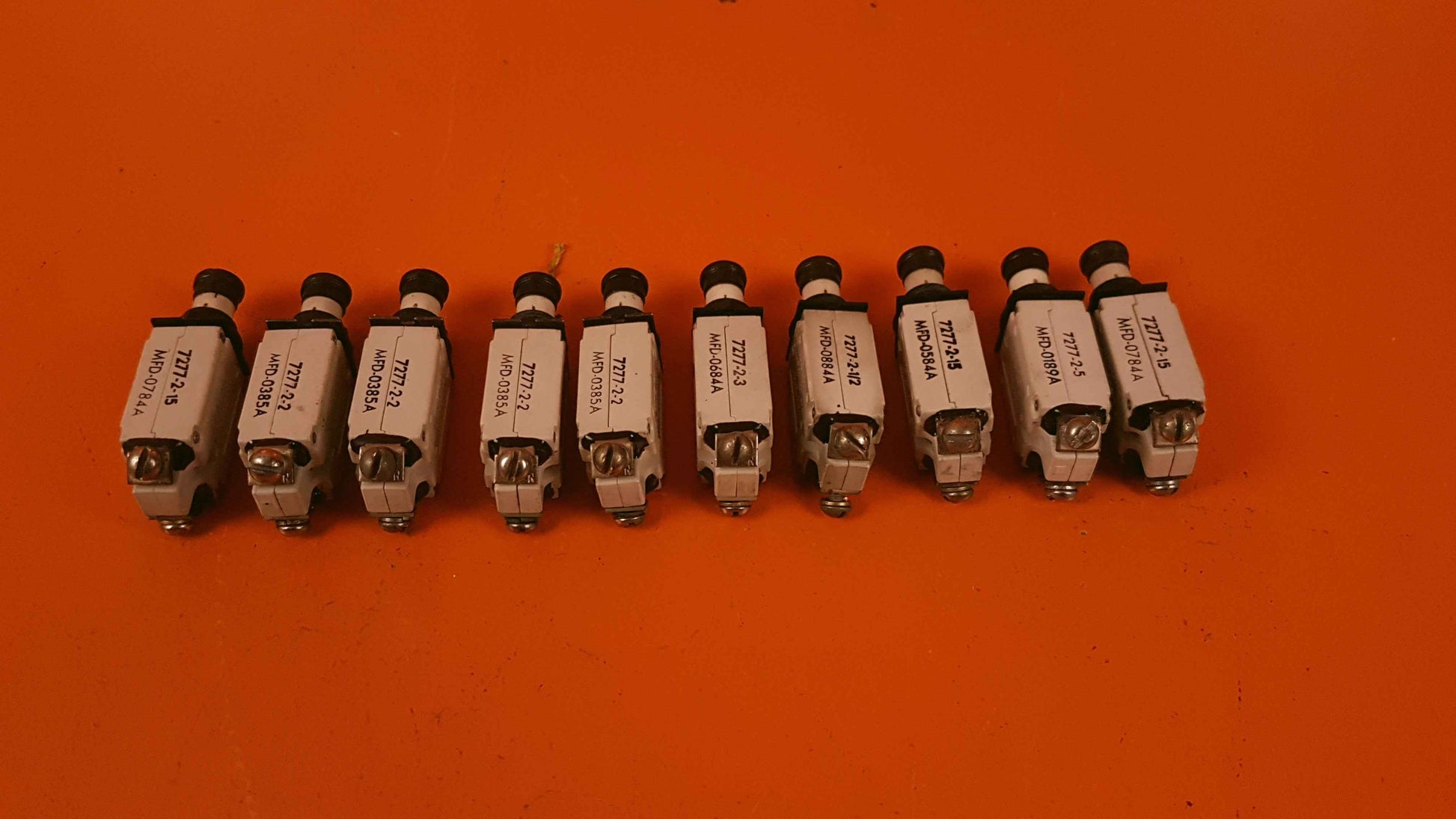 7277-2 Klixon Kit of 10 Circuit Breakers