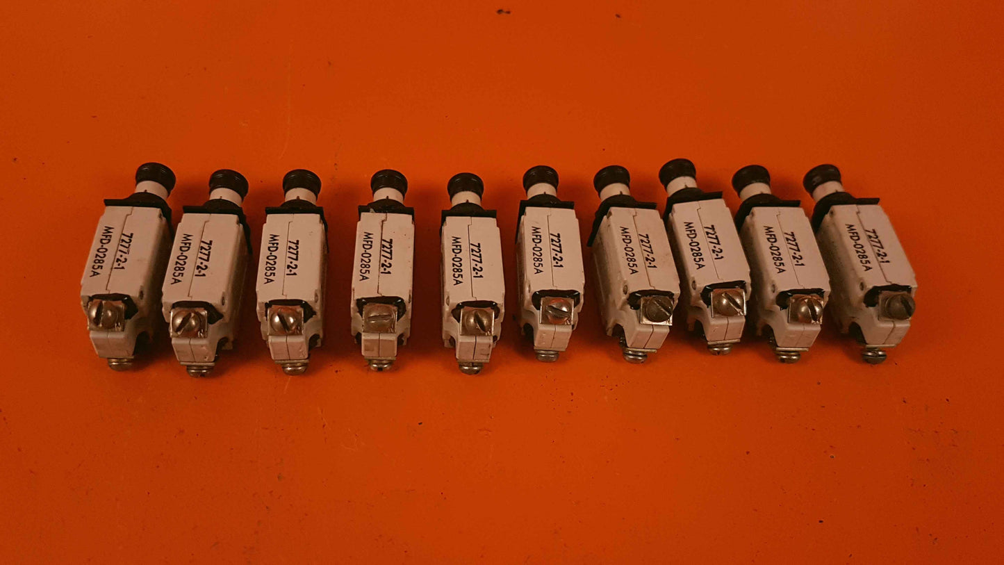 7277-2-1 Klixon Kit Of 10 Circuit Breaker