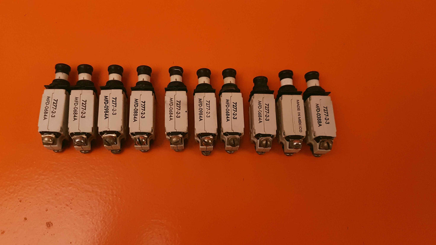 7277-2-3 Klixon Kit of 10 Circuit Breaker