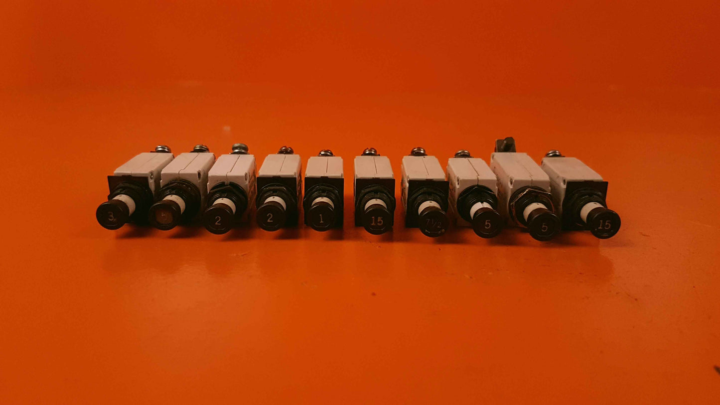 7277-2 Klixon Kit of 10 Circuit Breakers