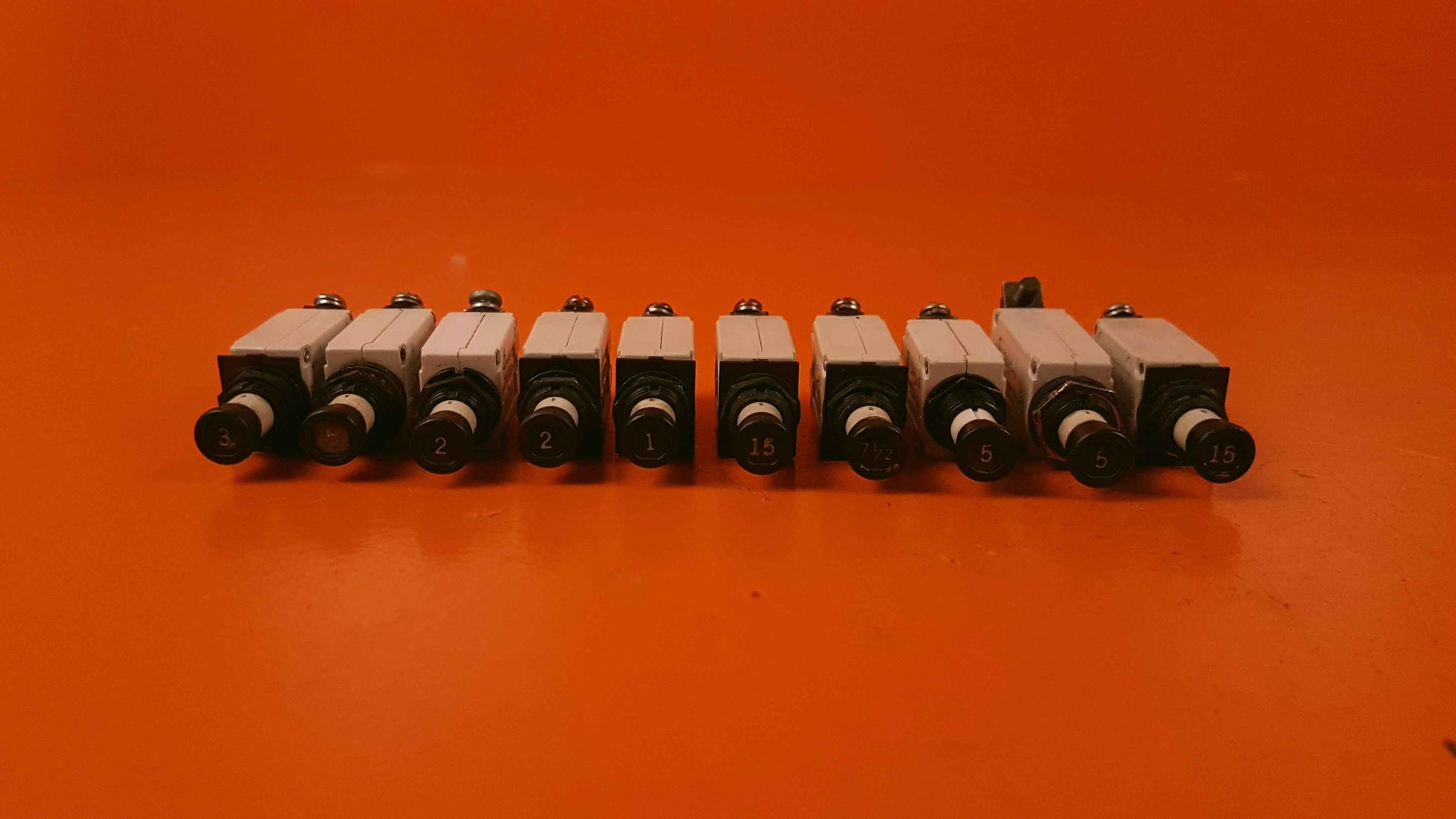 7277-2 Klixon Kit of 10 Circuit Breakers