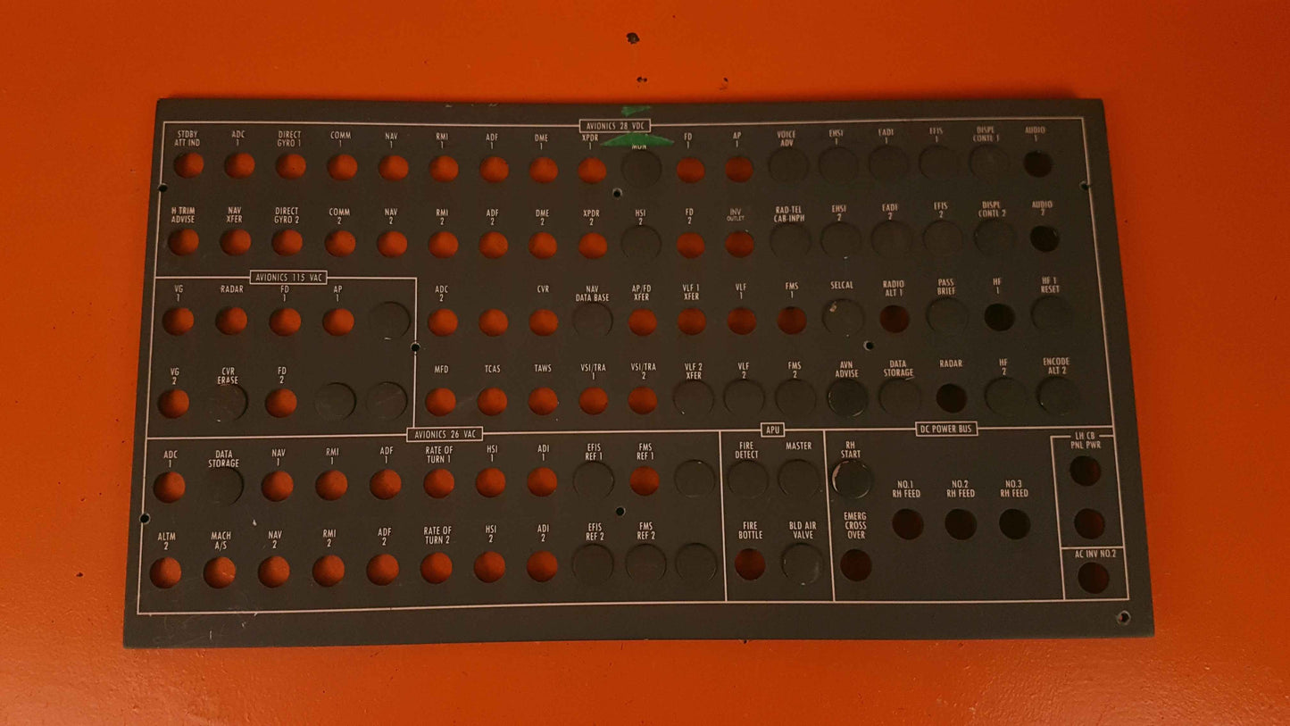9914230-17 Cessna R/H Panel Lighted