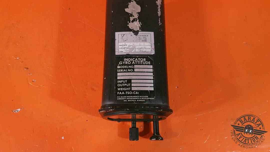 RCA26BK-16   R.C Allen Gyro Attitude Indicator  28 Vdc