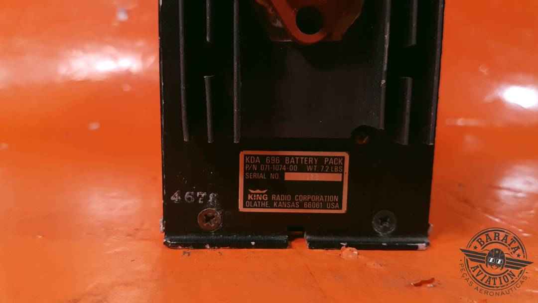 071-1074-00 King KDA 696 Battery Pack - Inoperante- Apenas retirada de Peças