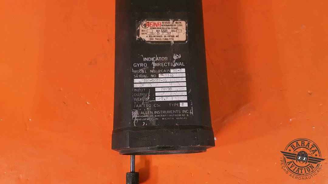 103-0023-01 R.C Allen RCA-BK2 Indicator Gyro Directional  28 vdc