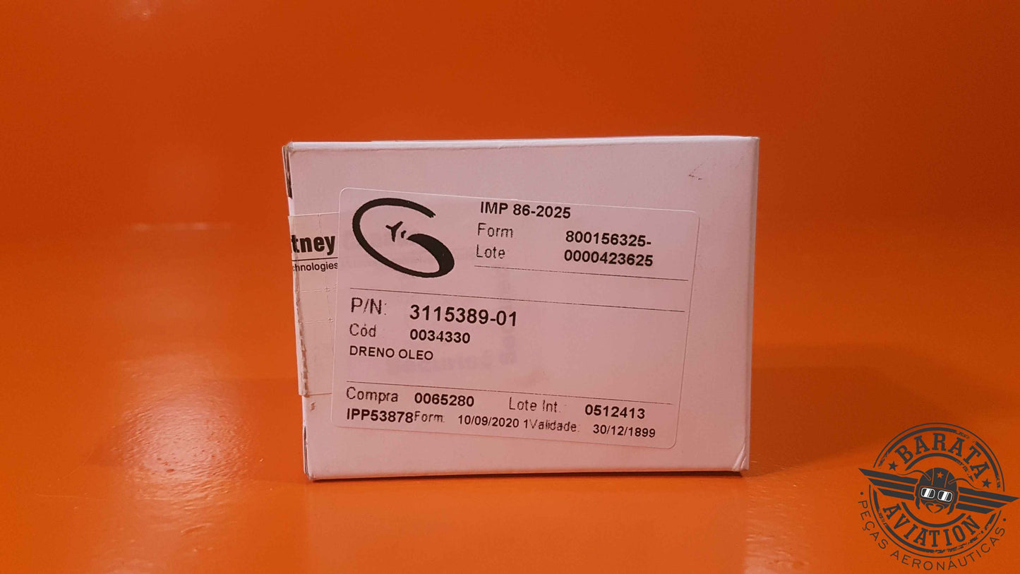 3115389-01 Pratt & Whitney Strainer  - New