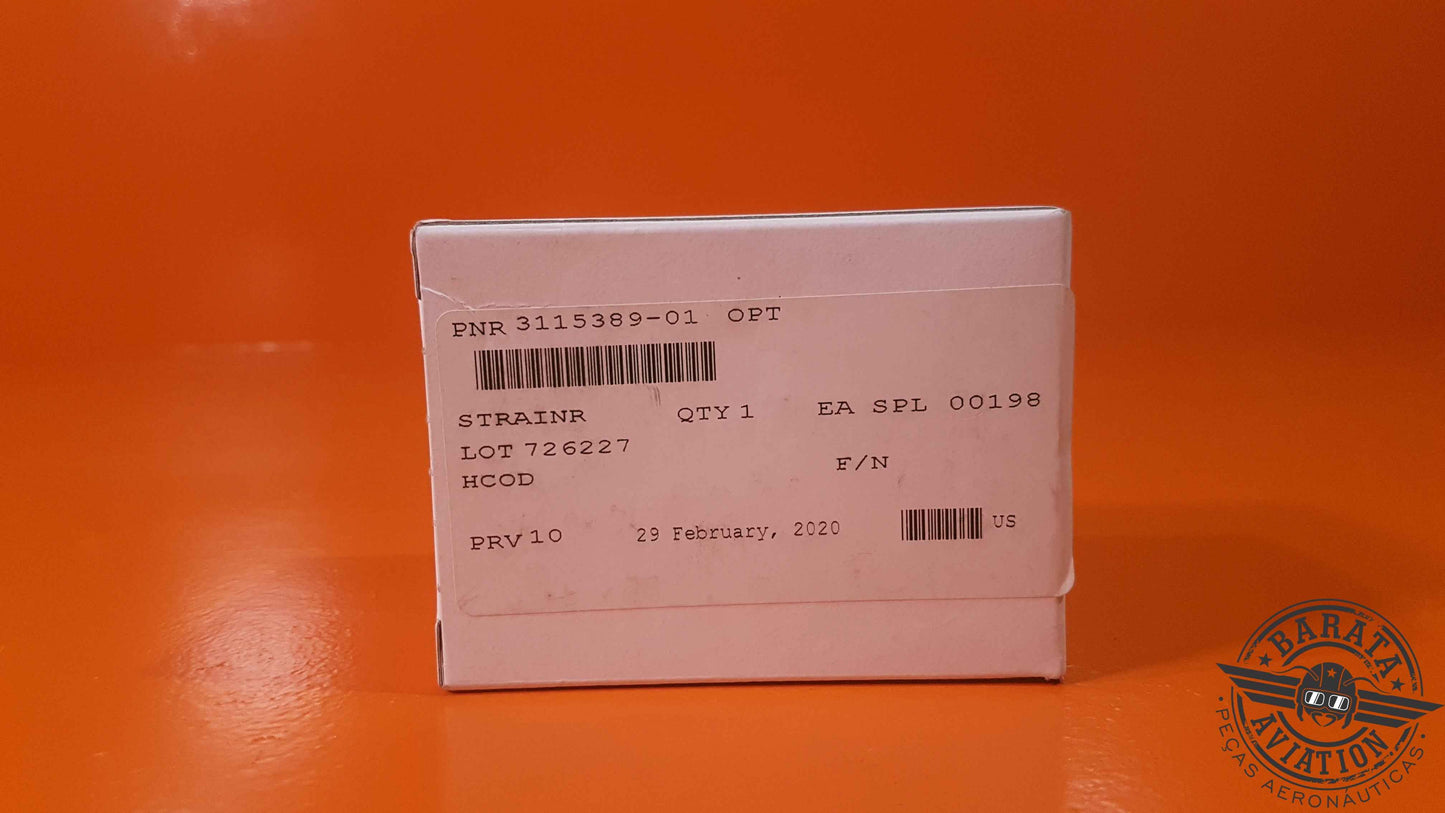 3115389-01 Pratt & Whitney Strainer  - New