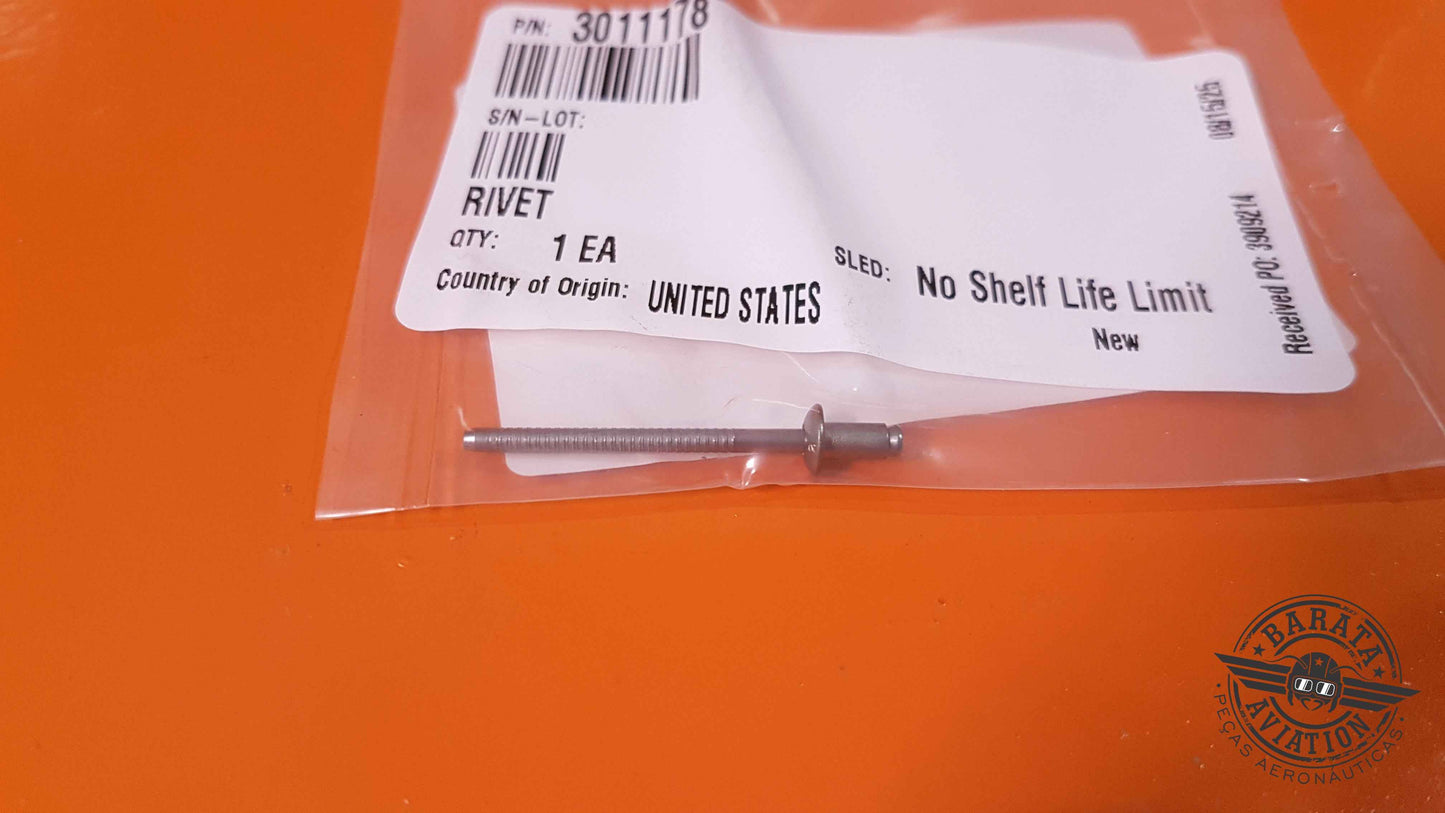 3011178  Pratt &  Whitney Rivet - New
