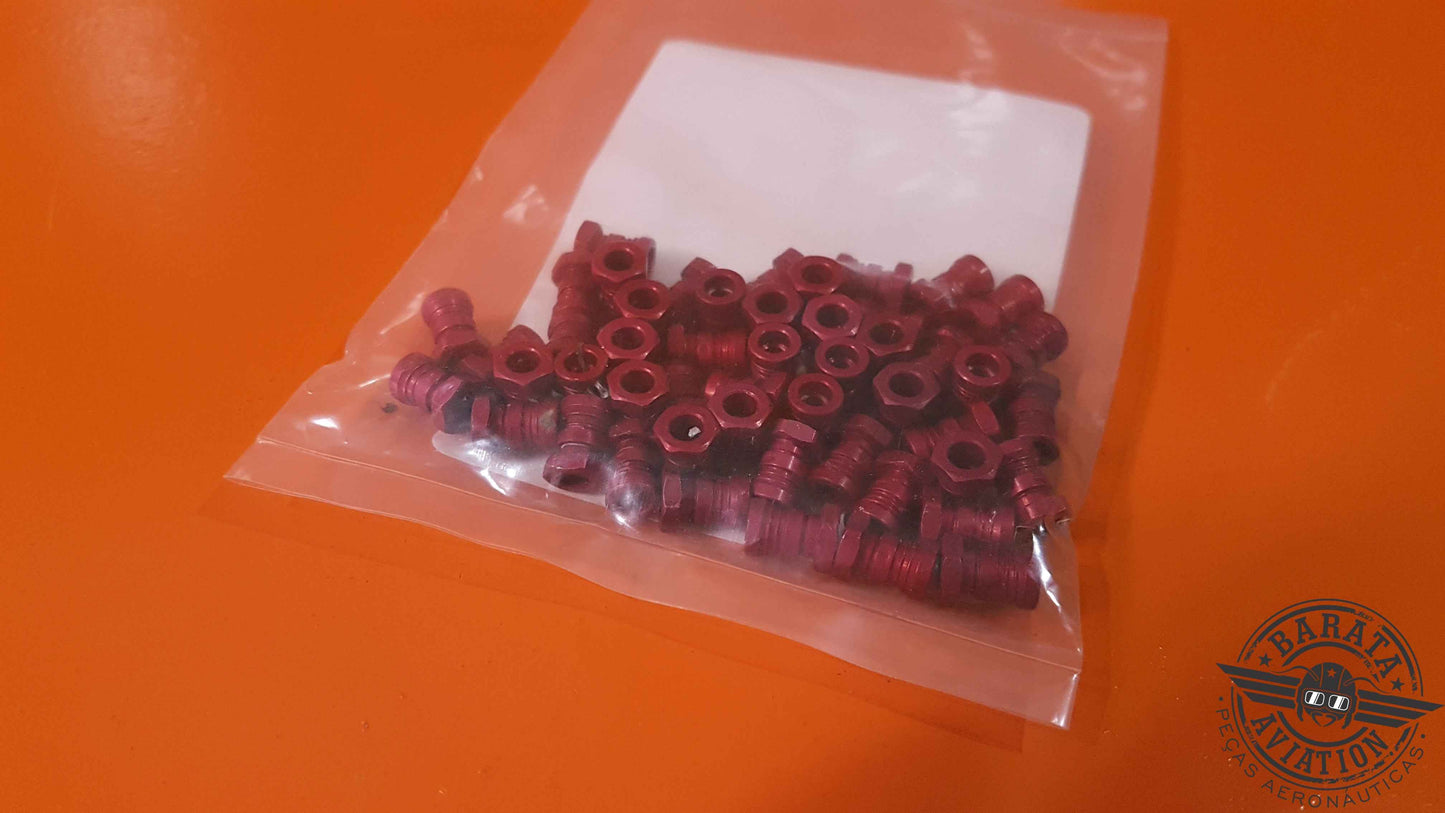 HL70-5 Kit of 50 Collars Hi-lok Red - Novo