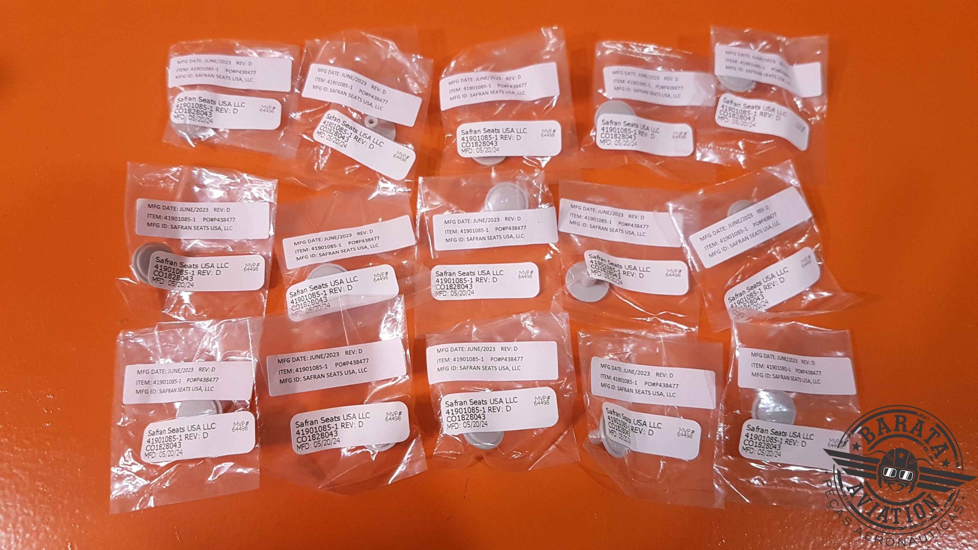 41901085-1 Safran Kit of 15 HDCP Latch Buttons