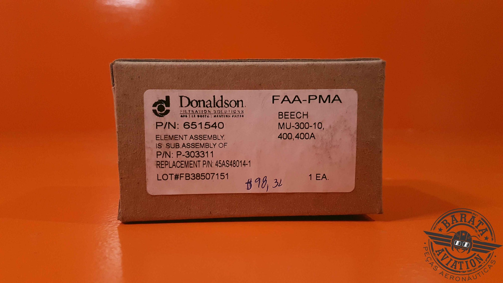 651540 Donaldson Element Assy - Novo
