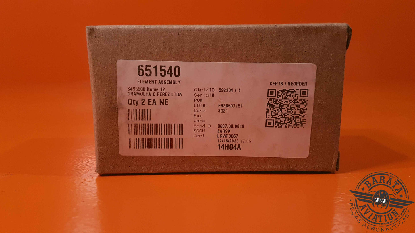 651540 Donaldson Element Assy - Novo