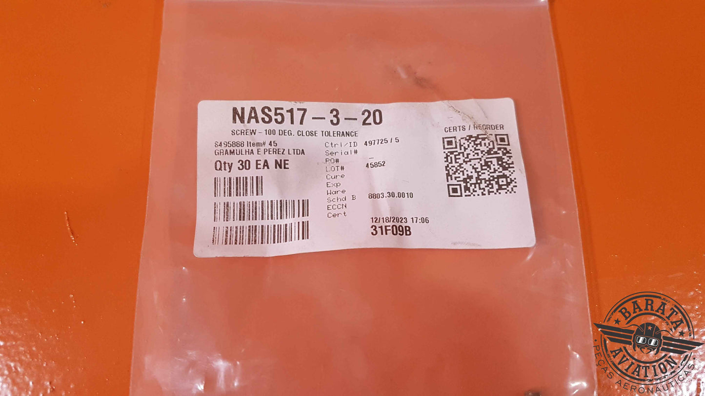 NAS517-3-20 Screw - Novo