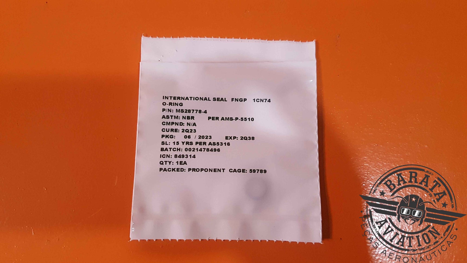 MS28778-4 International Seal Kit of 10 O-rings