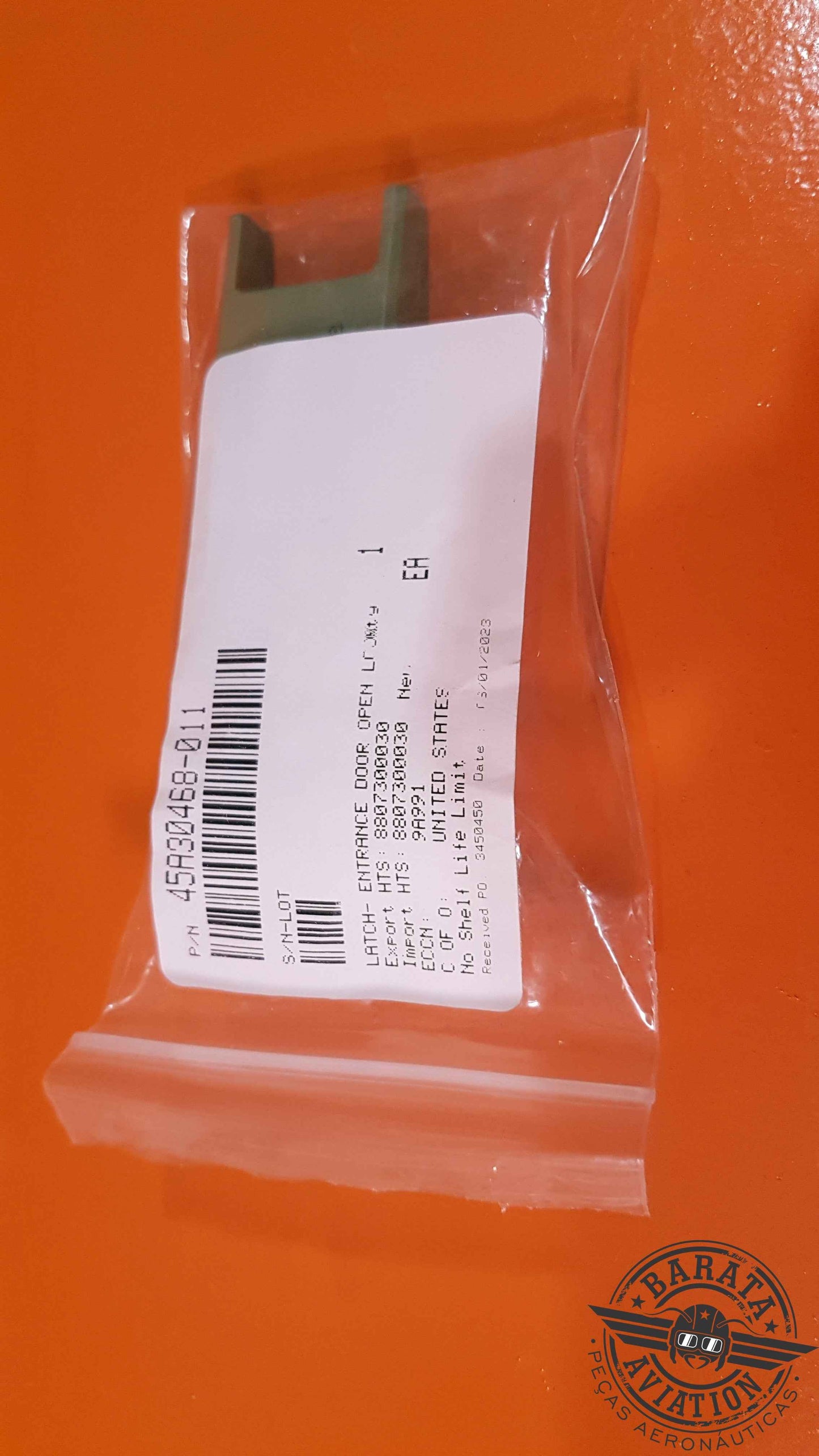45A30468-011 Latch - Entrance Door Open Lock - Novo