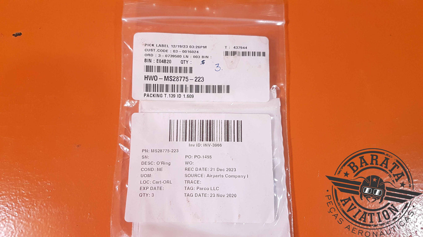 MS28775-223 Proponent O-ring