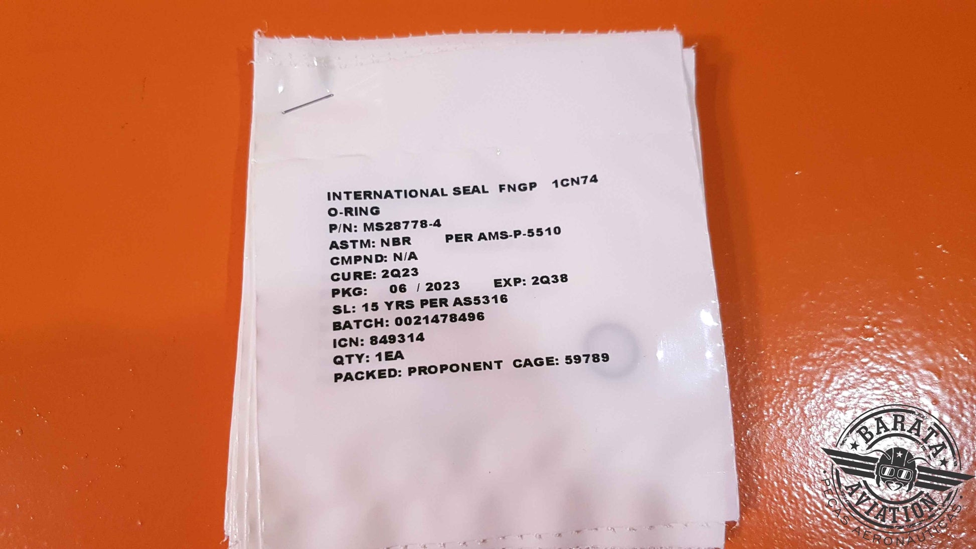 MS28778-4 International Seal Kit of 10 O-rings - Novo